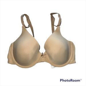 Maidenform tan lightly lined underwire bra